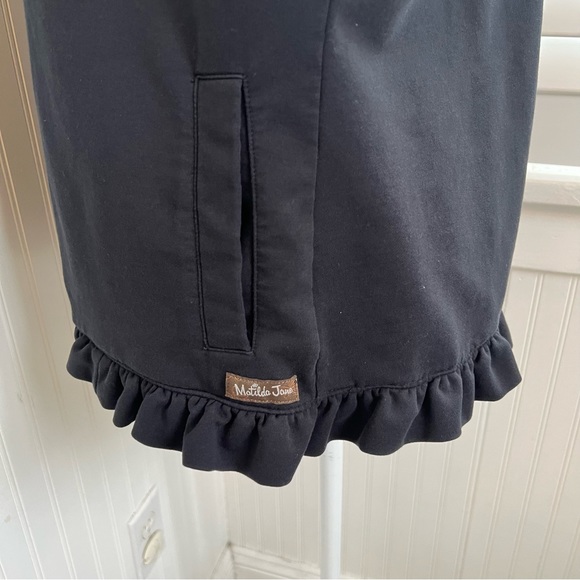 Matilda Jane Washed Black Ruffle Trim Snap Button All is Calm Jacket Size Medium - Picture 4 of 6
